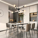 Axyaa Retro Wrought Iron Ceiling Light Chandelier for Bedroom and Living Room