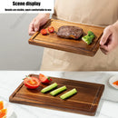 Axyaa Acacia Wood Chopping Board for Meat, Vegetables, Fruit, Cheese - Large Size