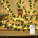 Axyaa Green Leaf String Lights 20 LED Garden Wedding Christmas Decoration