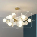 Axyaa Floral Branch Chandelier LED Pendant Light for Home Decor