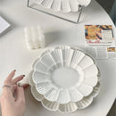 Axya Beige Ceramic Tableware Set, Dessert Tray, Rice Bowl, Fish Plate, Kitchen Set