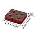 Axyaa Plastic Storage Tray- Food Serving & Snack Organizer