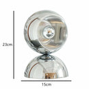 Axyaa Minimalist LED Chrome Floor Lamp | Stylish Metal Art Light