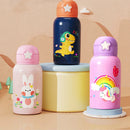 Axyaa Kids Cartoon Water Bottle - Stainless Steel Vacuum Flask