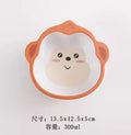 Axyaa Kids' Anti-Drop Cartoon Rice Bowl