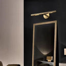 Axyaa Brass Wall Lamp for Bedroom Bathroom Hotel Room Foyer E14 Bulb