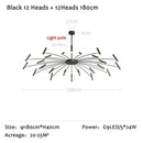 Axyaa LED Ceiling Chandelier: Modern Home & Office Pendant Lamp Fixture