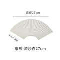 Axyaa Ceramic Sushi Platter Set, Striped & Irregular-Shaped Plates for Stylish Dining