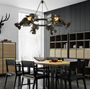 Axyaa Loft Industrial Chandelier: Retro & Creative Lighting for Home, Restaurant, Cafe & Store