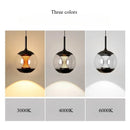 Axyaa Glass Ball Dimmable Pendant Chandelier for Bedroom and Children's Room