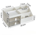 Axyaa Desktop Cosmetic and Stationary Organizer with Drawers and Pen Holder