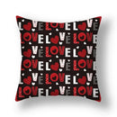 Axyaa Nordic Love Pillowcase 45x45cm - Home Decorative Throw Pillow Cover