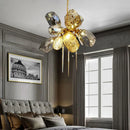 Nordic Glass Pendant Light for Designer Living Room, Bedroom Ceiling - Axyaa Brand