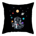 Axyaa Moon Astronaut Rocket Sofa Pillow Cover Cushion Polyester Throw TestCase