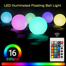 Axyaa Luminous Ball Light: Colorful Remote Control Pool Decoration