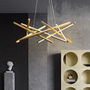 Axyaa LED Chandelier for Modern Simple Living Room Indoor Lighting