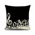 Axyaa Piano Key Notes Pillowcase - Home/Office Sofa Decor