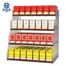 Axyaa Woodgrain Aluminium Cigarette Display Shelf - Tobacco Store Shelving
