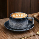 Axyaa Ceramic Coffee Cup & Saucer Set for Lattes and Afternoon Tea
