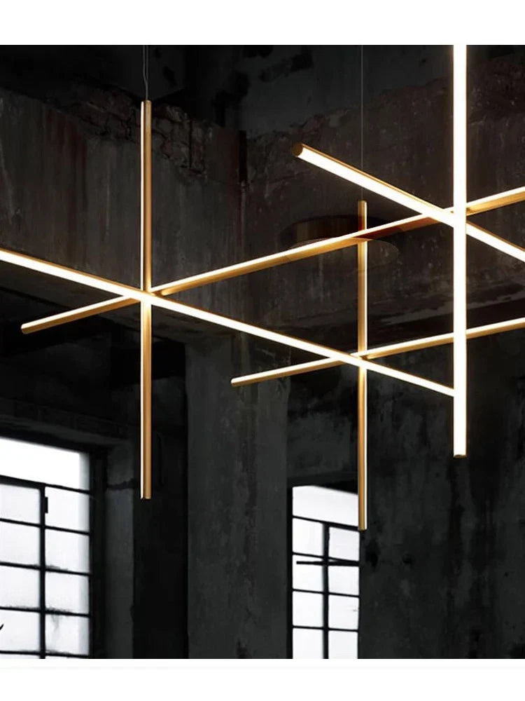 Axyaa Nordic LED Pendant Lights for Exhibition Hall, Hotel & Restaurant with Minimalist Design.