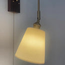 Axyaa Walnut Wood LED Wall Lamp Sconce Rotate Bedside Light