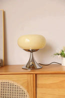 Axyaa Bauhaus Glass Table Lamp LED Light Study Living Room Bedside Reading Desk
