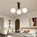 Axya Copper Living Room Chandelier Retro Restaurant Bedroom Study Magic Bean Lamp