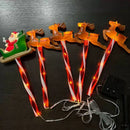 Axyaa Solar Christmas Lights Set for Festive Lawn Decor