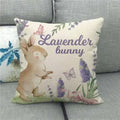 Easter Bunny Eggs Printed Pillow Covers 45x45cm - Axyaa Easter Decorations