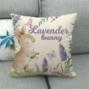 Easter Bunny Eggs Printed Pillow Covers 45x45cm - Axyaa Easter Decorations