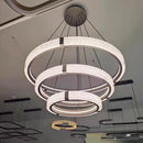 Axyaa Nordic LED Ring Pendant Lamp for Luxury Atmosphere in Living Room
