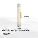 Axyaa Marble Bedroom Wall Lamp - New Chinese Style Living Room Design