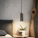 Axyaa Marble Small Pendant Lamp: Green, White, Black LED Ceiling Light