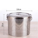 Axya Stainless Steel Seasoning Bag Colander Strainer for Hot Pot Slag Separation