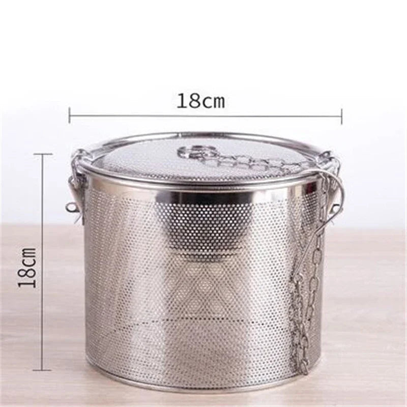 Axya Stainless Steel Seasoning Bag Colander Strainer for Hot Pot Slag Separation