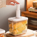 Axyaa Food Vacuum Storage Container with Pump - Large Capacity Fresh-Keeping Dispenser
