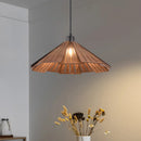 Axyaa Wood Pendant Lamp LED E27 DIY Hanging Light
