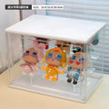 Axyaa Labubu Dolls Blind Box Display Rack - Transparent Acrylic Plush Toy Organizer