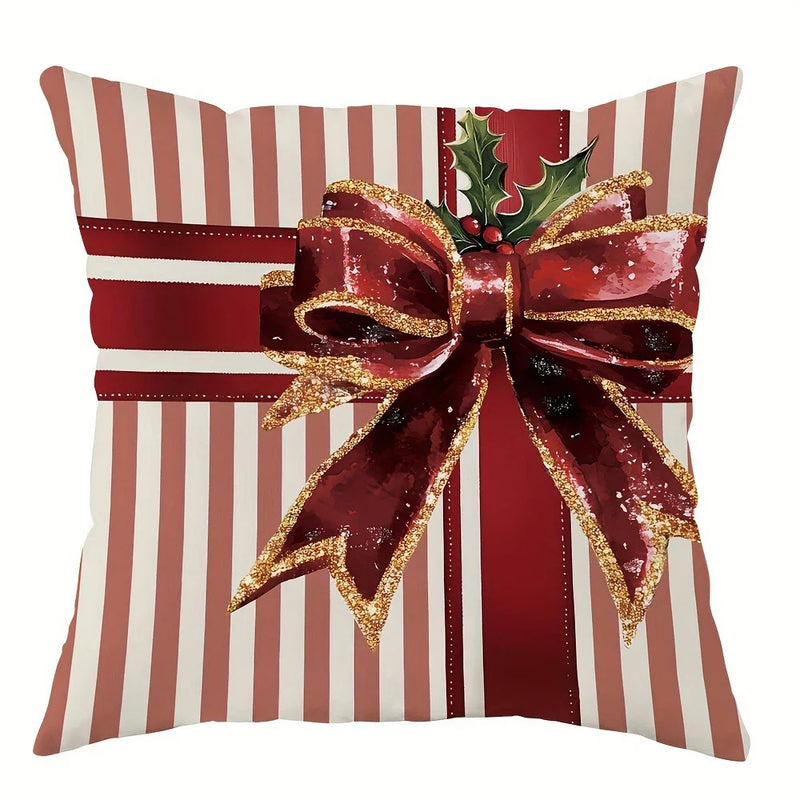 Axyaa Snowman Christmas Pillowcase for Festive Home Decor