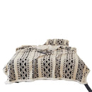 Axyaa Diamond Grid Jacquard Throw Blanket in New Bohemia Style