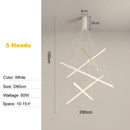 Axyaa Modern LED Stair Ceiling Chandelier: Stylish Indoor Lighting Fixture for Home, Hotel, Bedroom