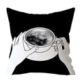 Axyaa Art Pattern Throw Pillow Case for Home Sofa Seat Room Decor