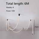 Axyaa Weaving Hose Ceiling Lamp for Home Decor Lighting