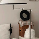 Axyaa Designer LED Floor Lamp Swing Arm Minimalist Upright Lamp for Living Room