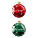 Axyaa 60cm Inflatable Christmas Balls Set - Outdoor XMAS Ornaments & Party Decorations
