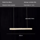 Axyaa Deluxe Crystal Pendant Chandelier - Modern Dimmable LED Lighting Fixtures