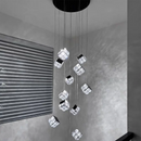 Axyaa Crystal Chandeliers: Modern LED Ceiling Lighting for Living Room