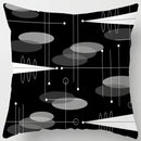 Colorful Blocks Geometric Abstract Pattern Cushion Cover by Axyaa