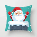Axyaa Christmas Santa Claus Pillow Set - Festive Home Decor & Gift Option