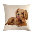 Axyaa Cute Animal Print Pet Pillow Cover for Home Sofa Decoration